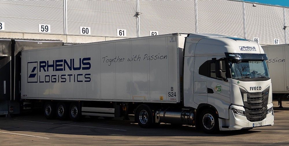 camion Rhenus grupaje Europa