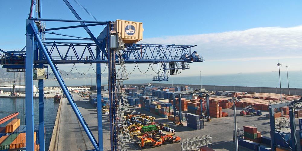 terminal contenedores CTP del puerto de Castellon