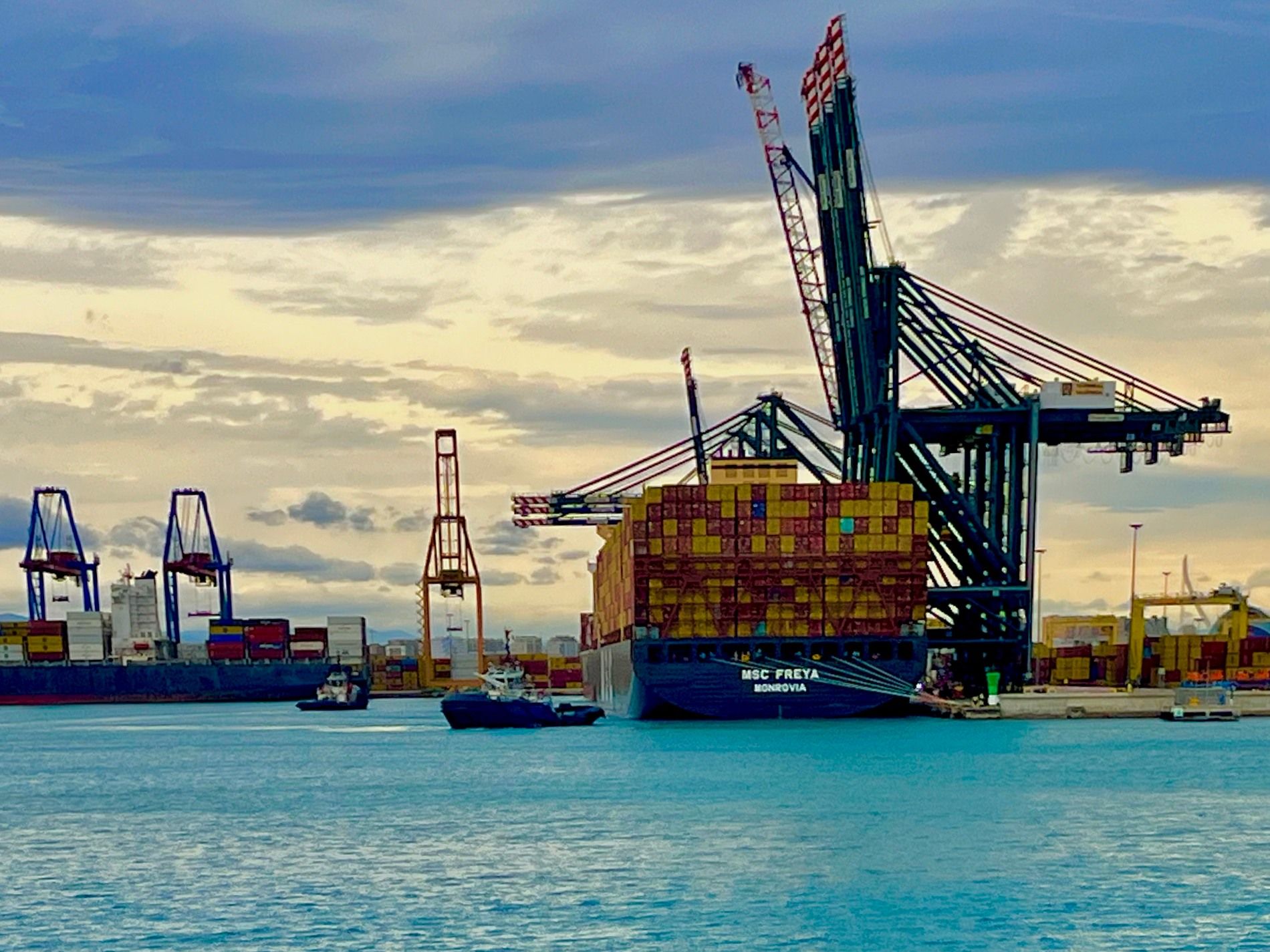 puerto de valencia crisis mar rojo capacidad transporte marítimo