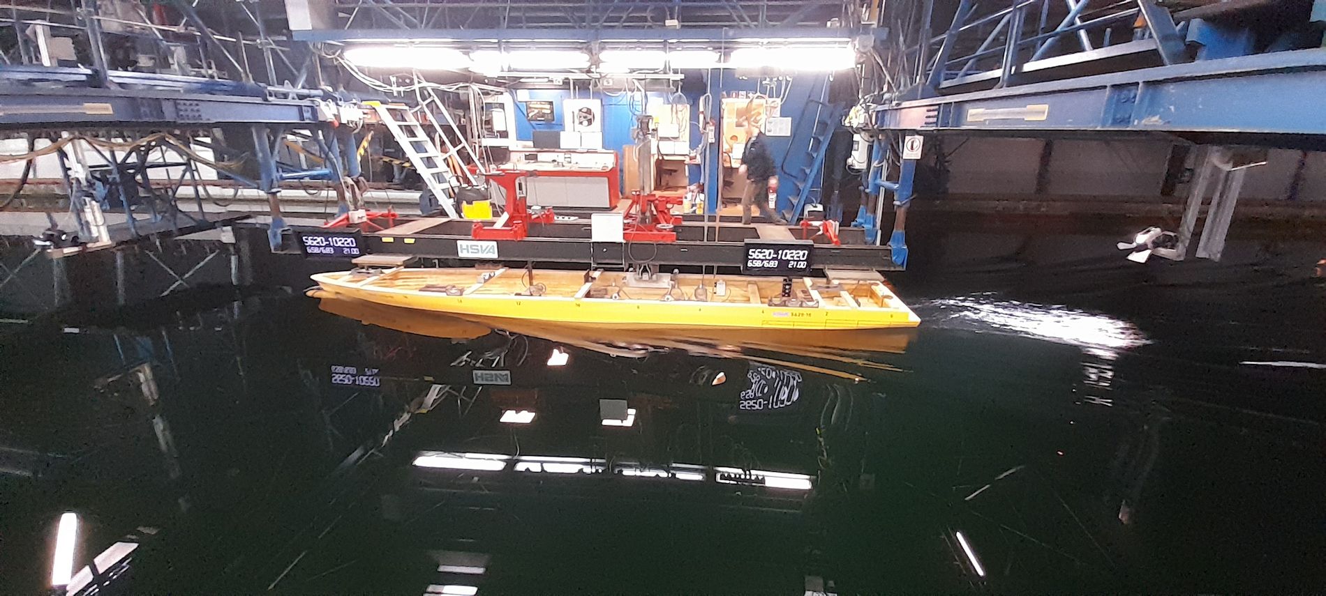 Las pruebas se han realizado en el 'Hamburg Ship Model Basin', en Hamburgo.