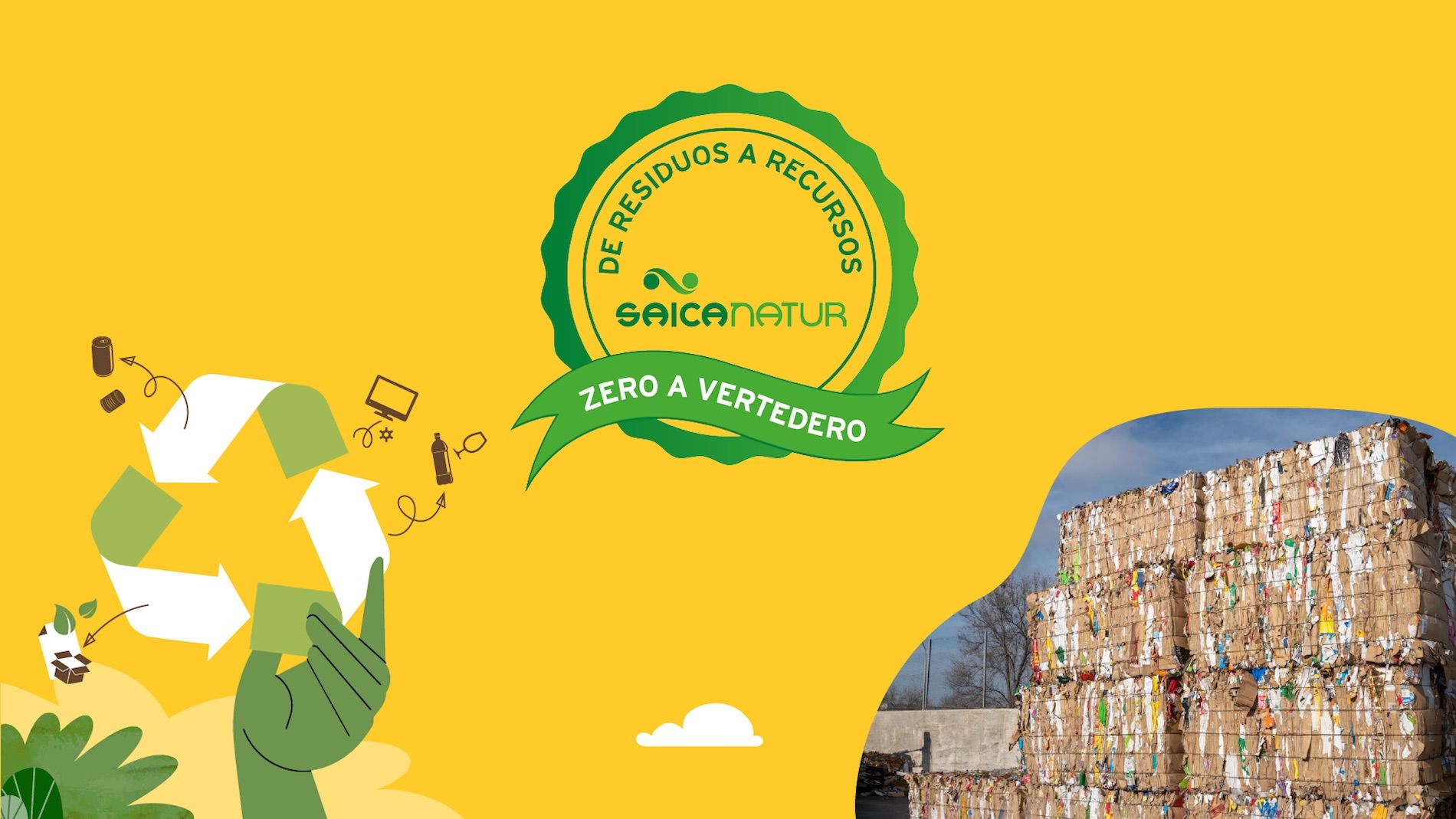 Ahorramas ha obtenido el sello ‘De Residuos a Recursos: Zero a Vertedero’ de Saica Natur.