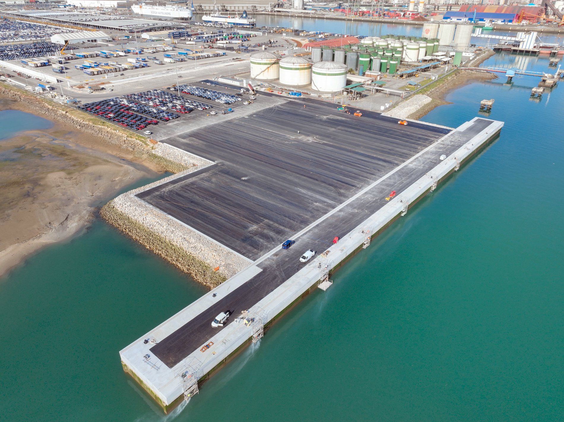 El muelle de Raos 9 permitirá así mejorar la competitividad del puerto.