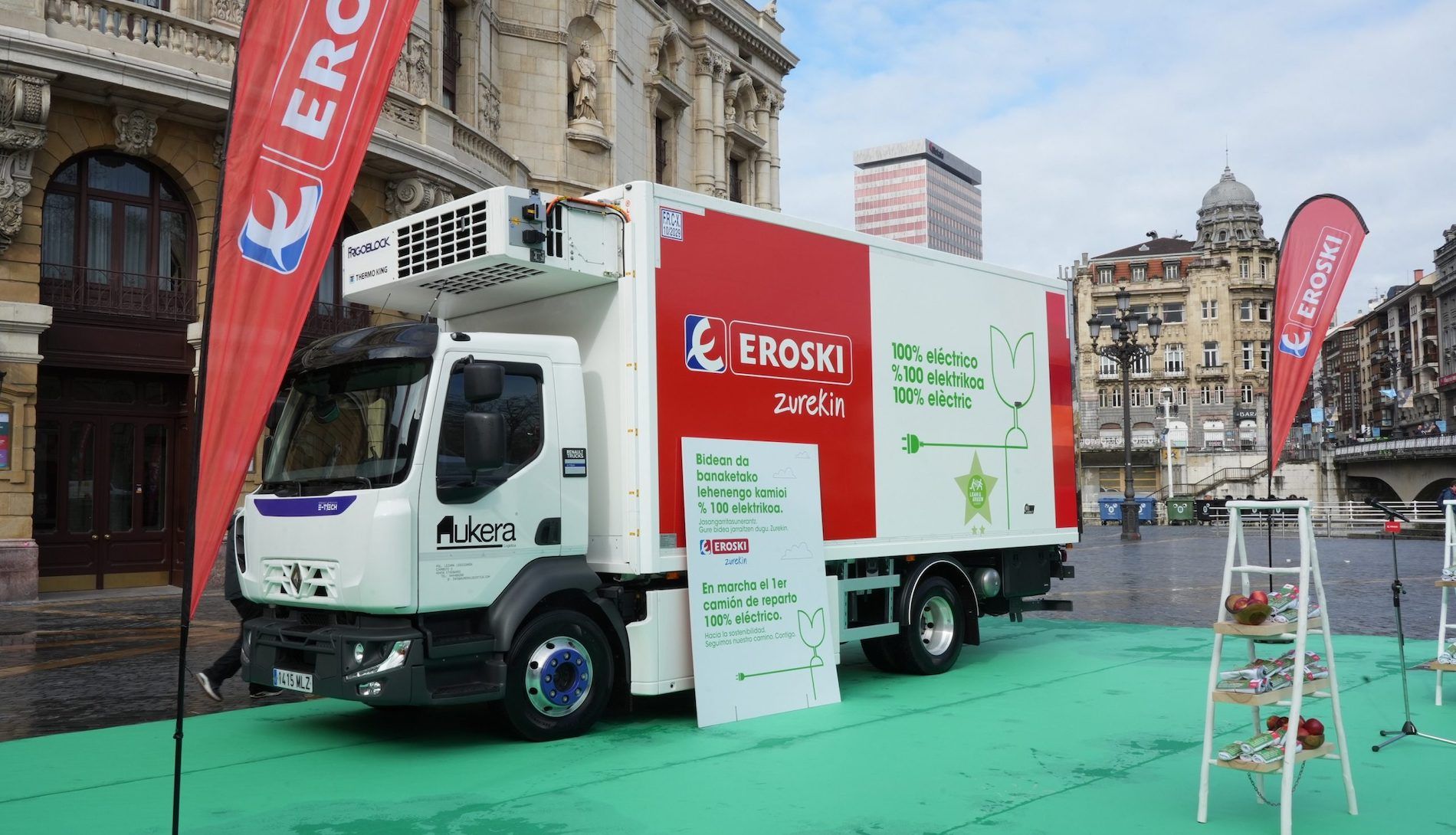 camion electrico EROSKI Bilbao
