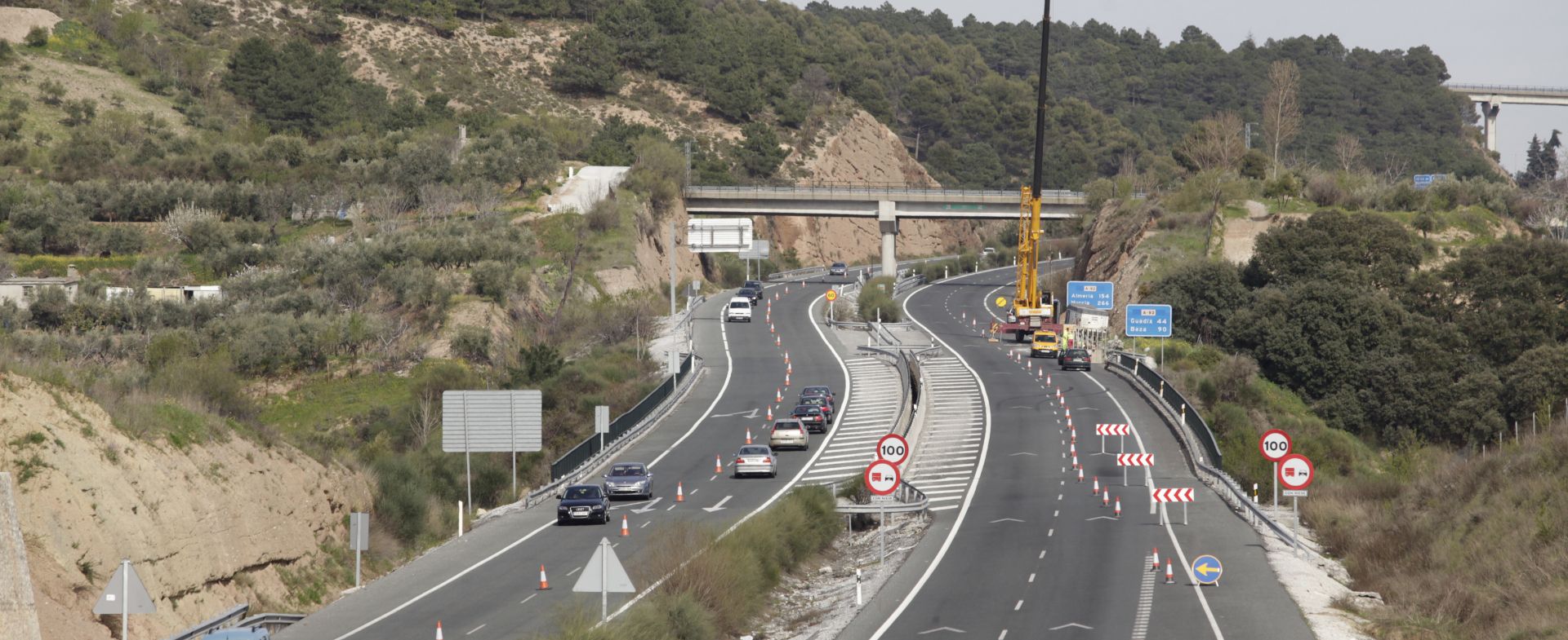 obras carretera A 3 fuente DGT restricciones circulacion camiones