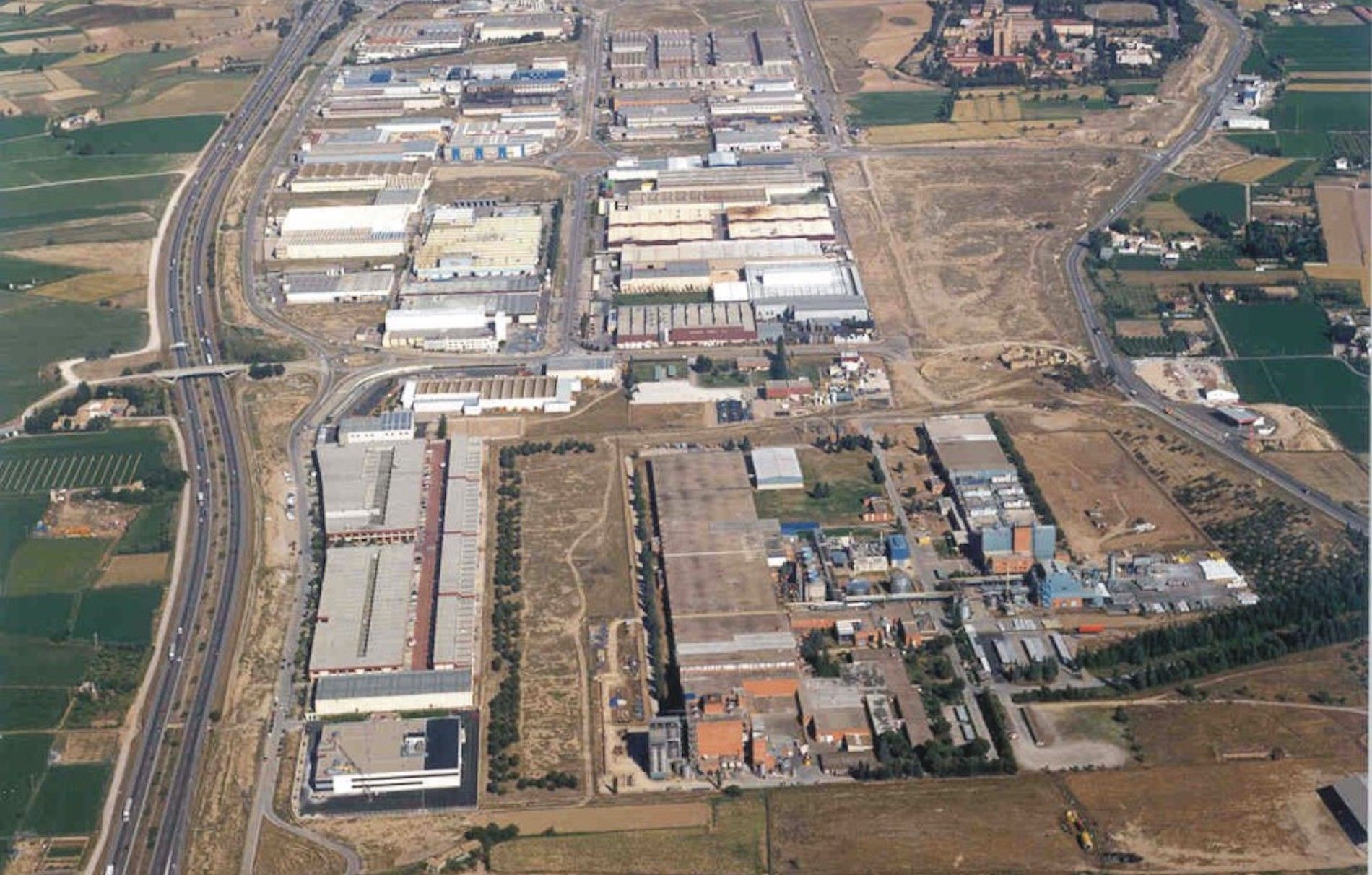 vista aerea Poligono Malpica Santa Isabel Zaragoza