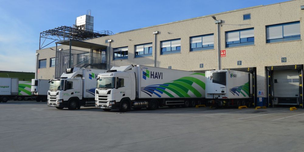 Havi tiene siete centros de distribución en España.