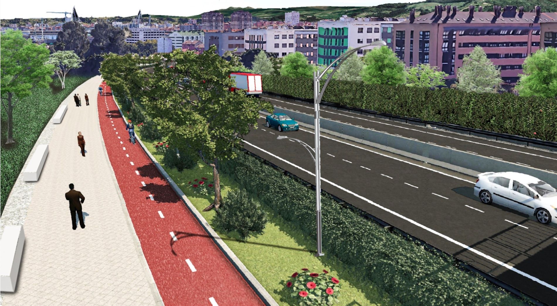 El Departamento plantea un vial en superficie siguiendo aproximadamente el mismo corredor planteado hasta ahora.