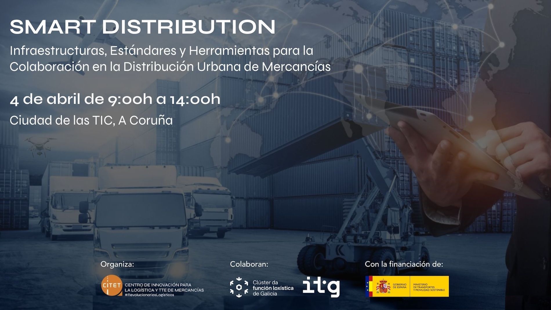 Ramón García, director general de Citet, explicará la actualidad, retos y desafíos para la colaboración en la Distribución Urbana de Mercancías.