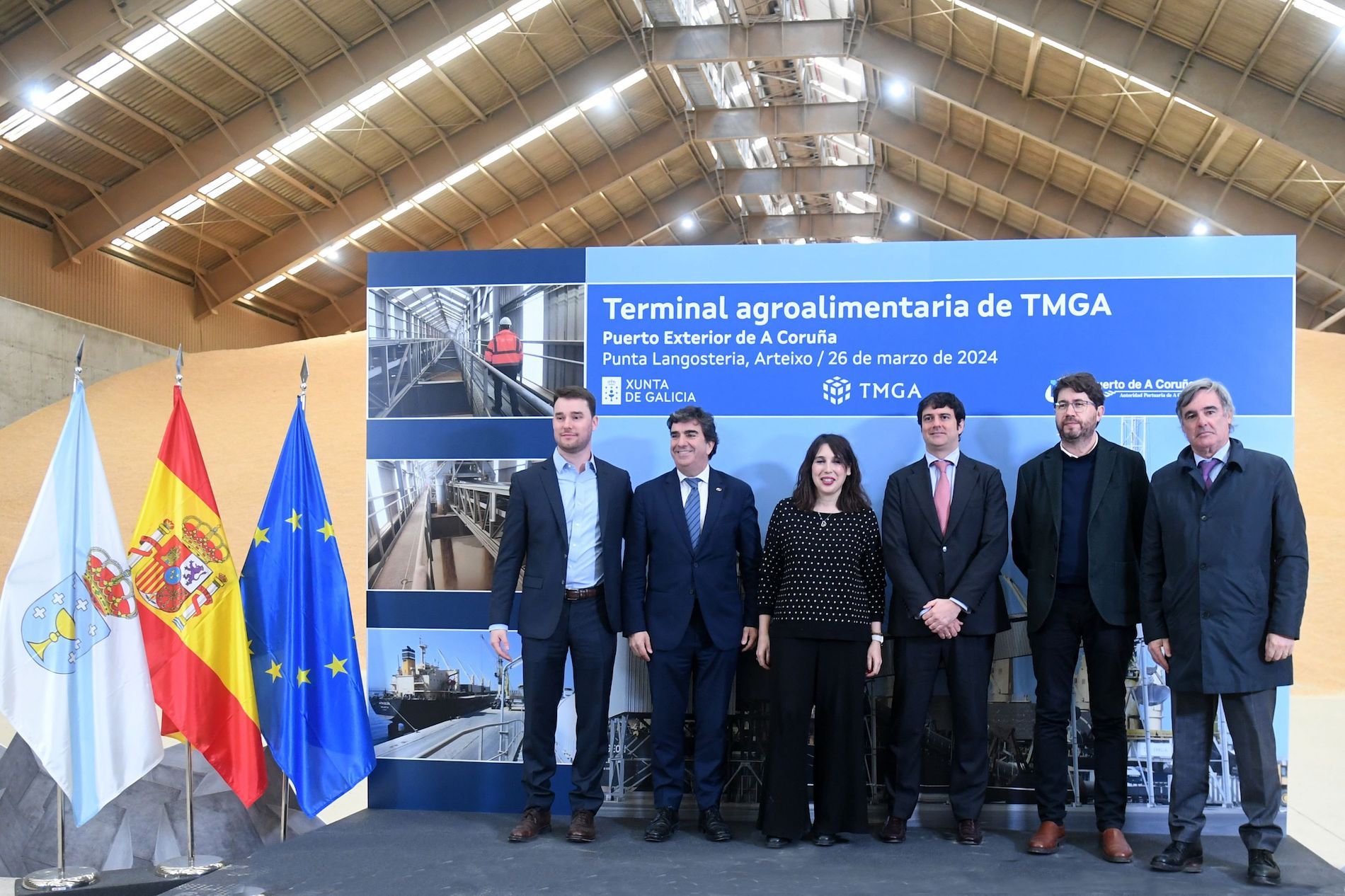 Inauguracion TMGA puerto Coruña
