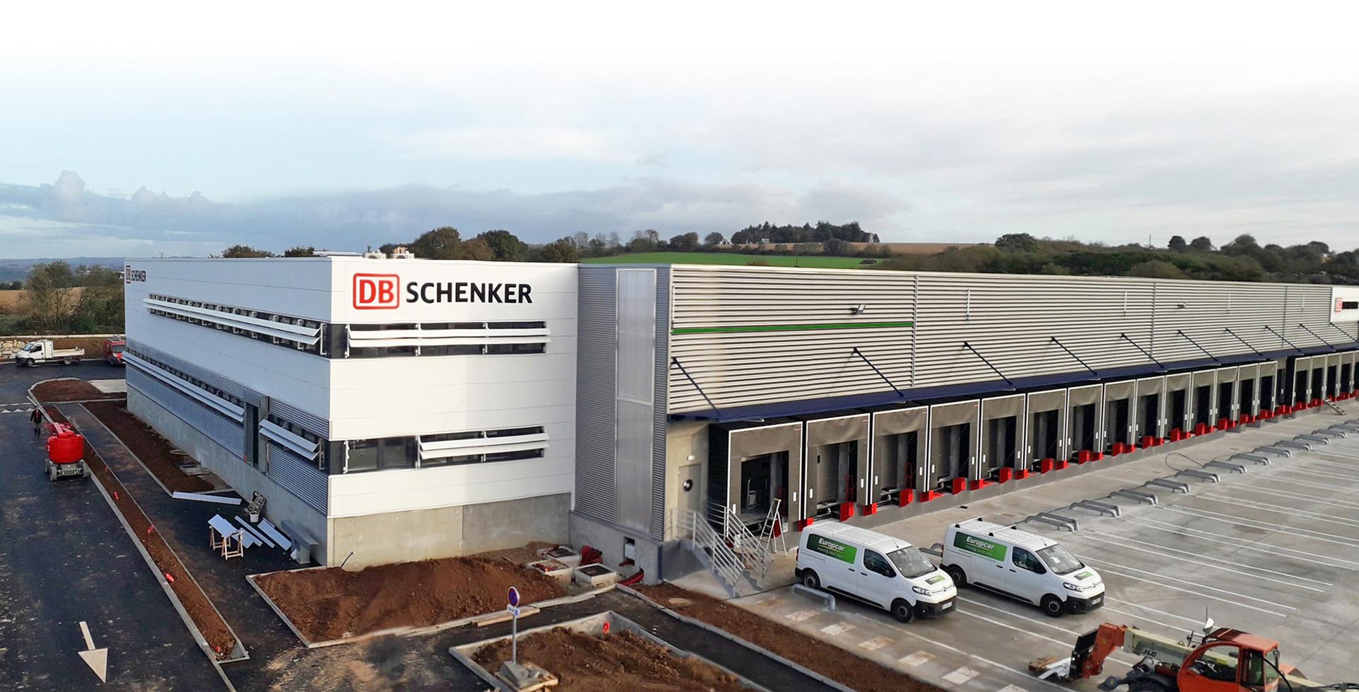 DB Sckenker nueva plataforma en Francia en la region de Chateulin