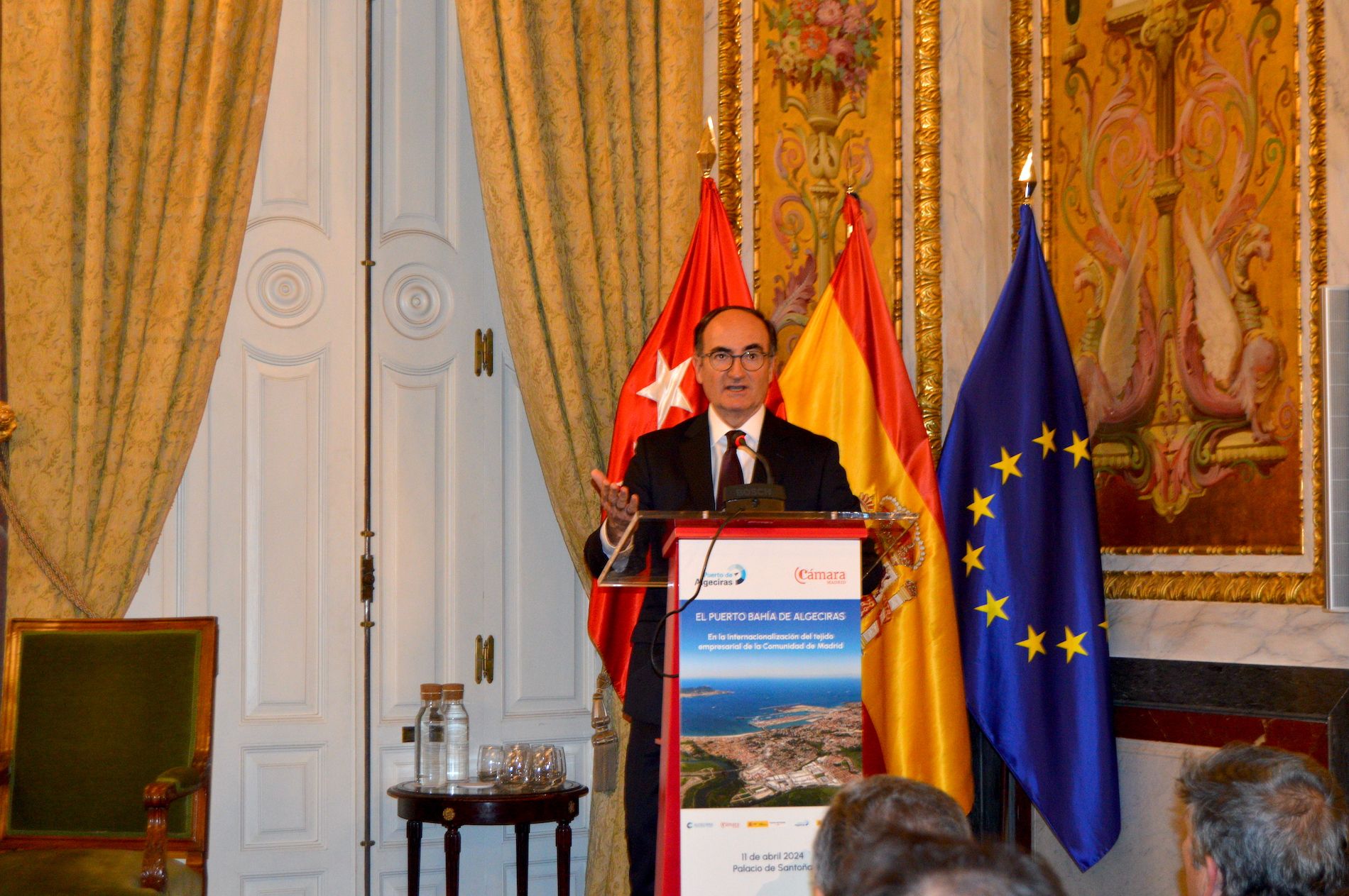 presidente AP Algeciras Gerardo Landaluce presentacion Madrid Abril 2024