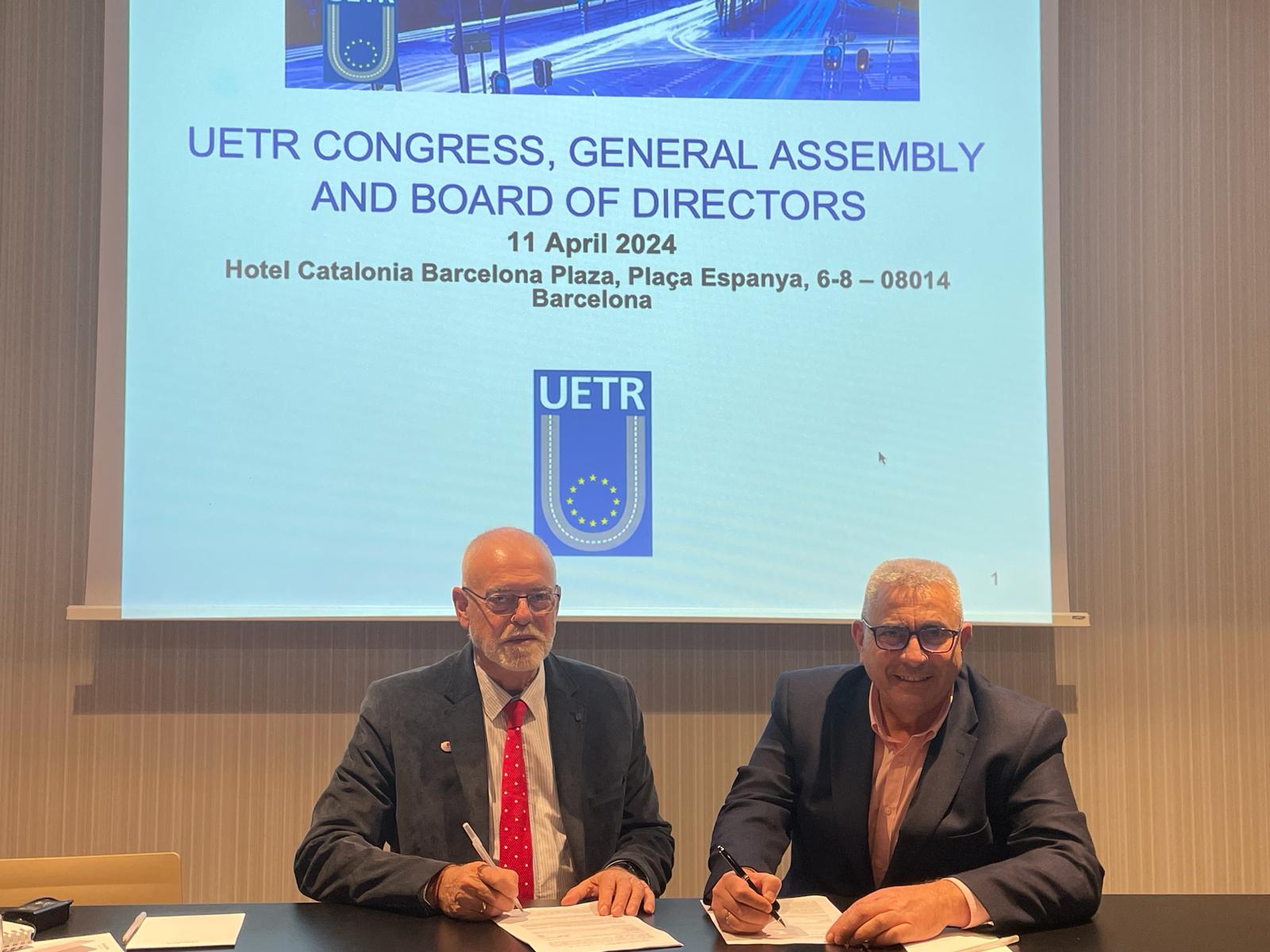 La firma de este acuerdo ha tenido lugar en el marco de la reunión anual de la UETR.