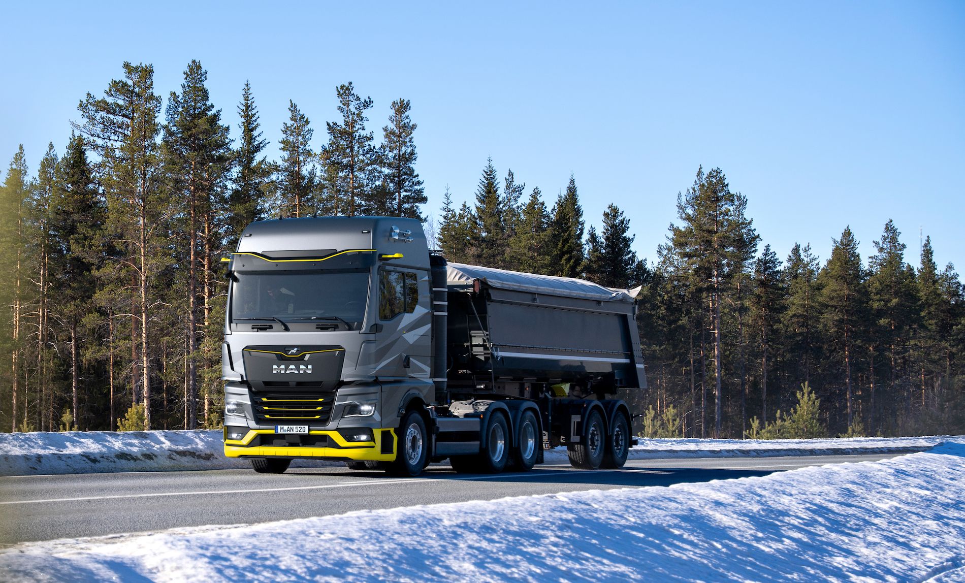 El MAN hTGX tiene una autonomía máxima de 600 kilómetros