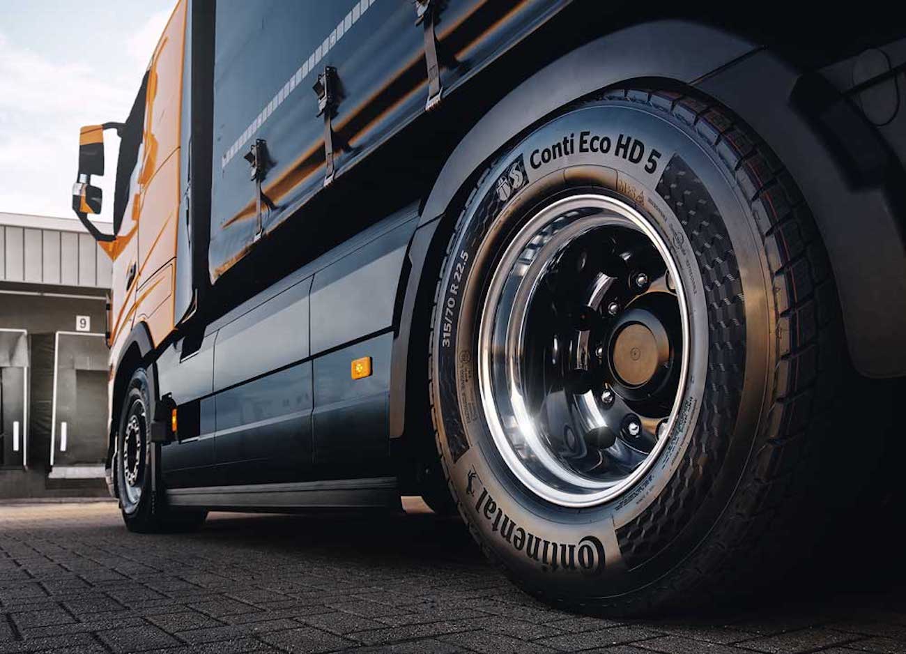 Estos neumáticos de camión permiten a las empresas reducir significativamente su consumo de combustible y las emisiones de CO2.