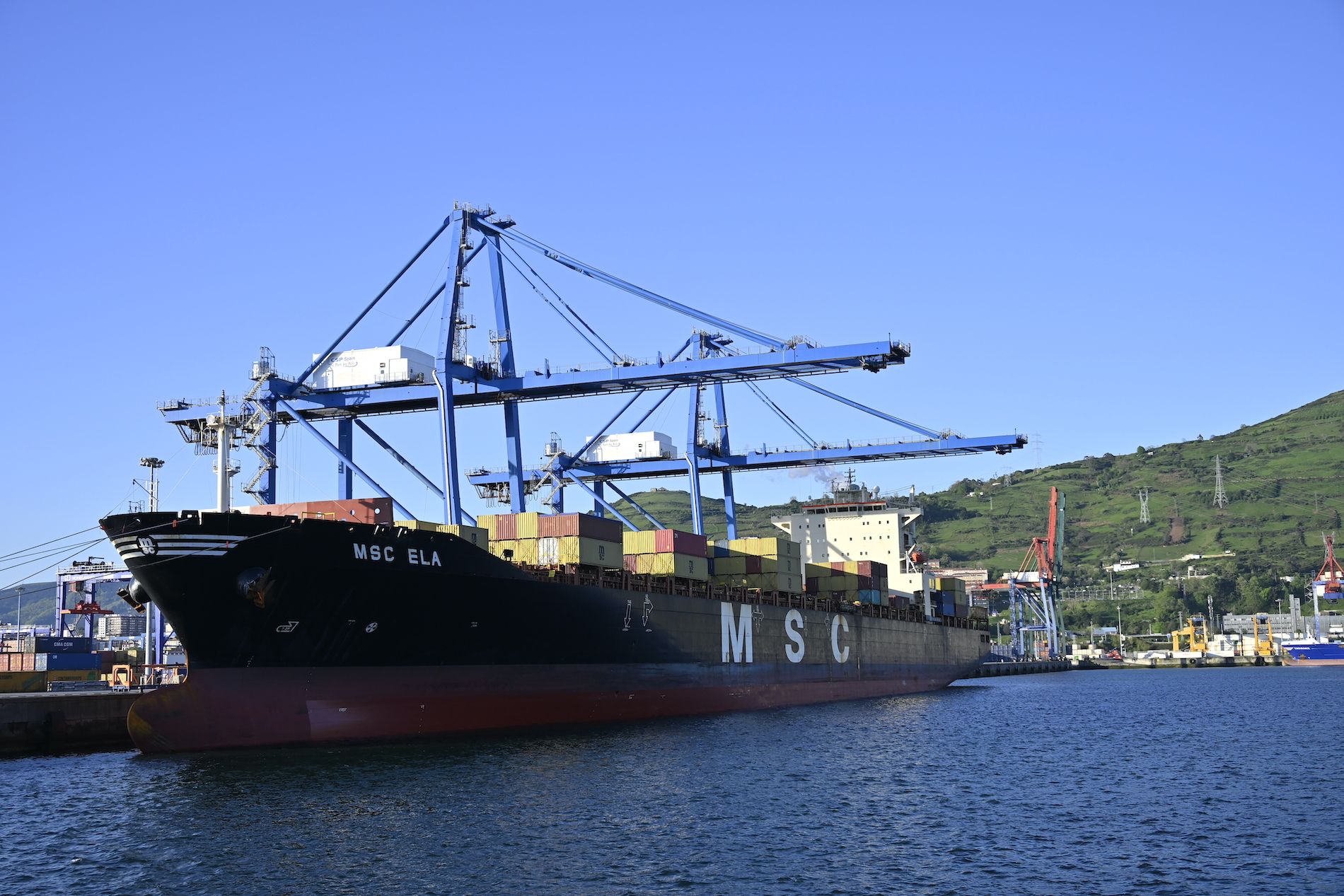 MSC ELA en el puerto de Bilbao