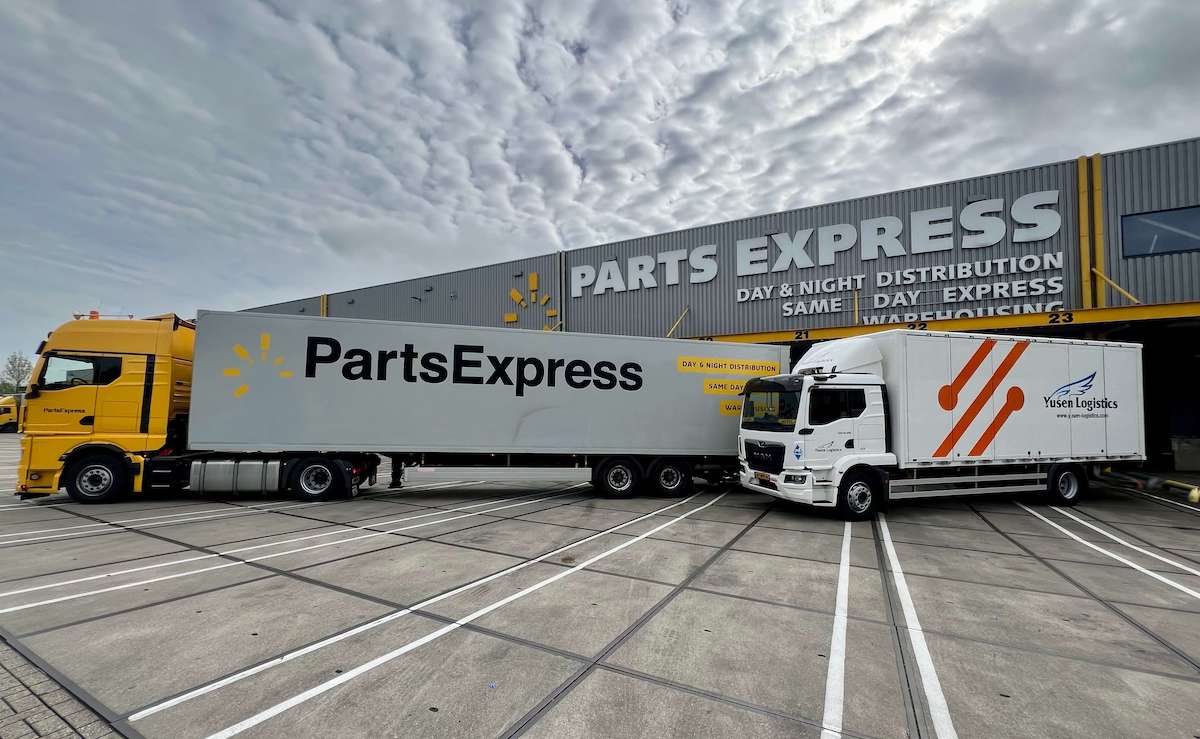 camiones parts express y yusen logistics
