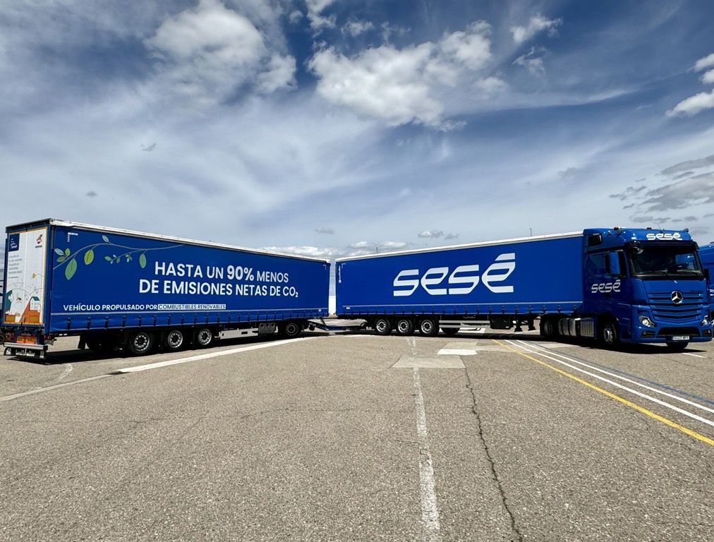 Sesé ya ha recorrido más de 4,5 millones de kilómetros con esta tecnología y el 15% de su flota propia ya opera con combustible renovable.