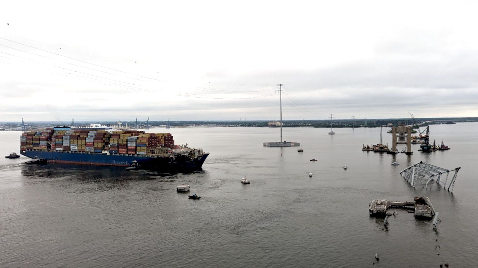 Portacontenedores puente Baltimore mayo