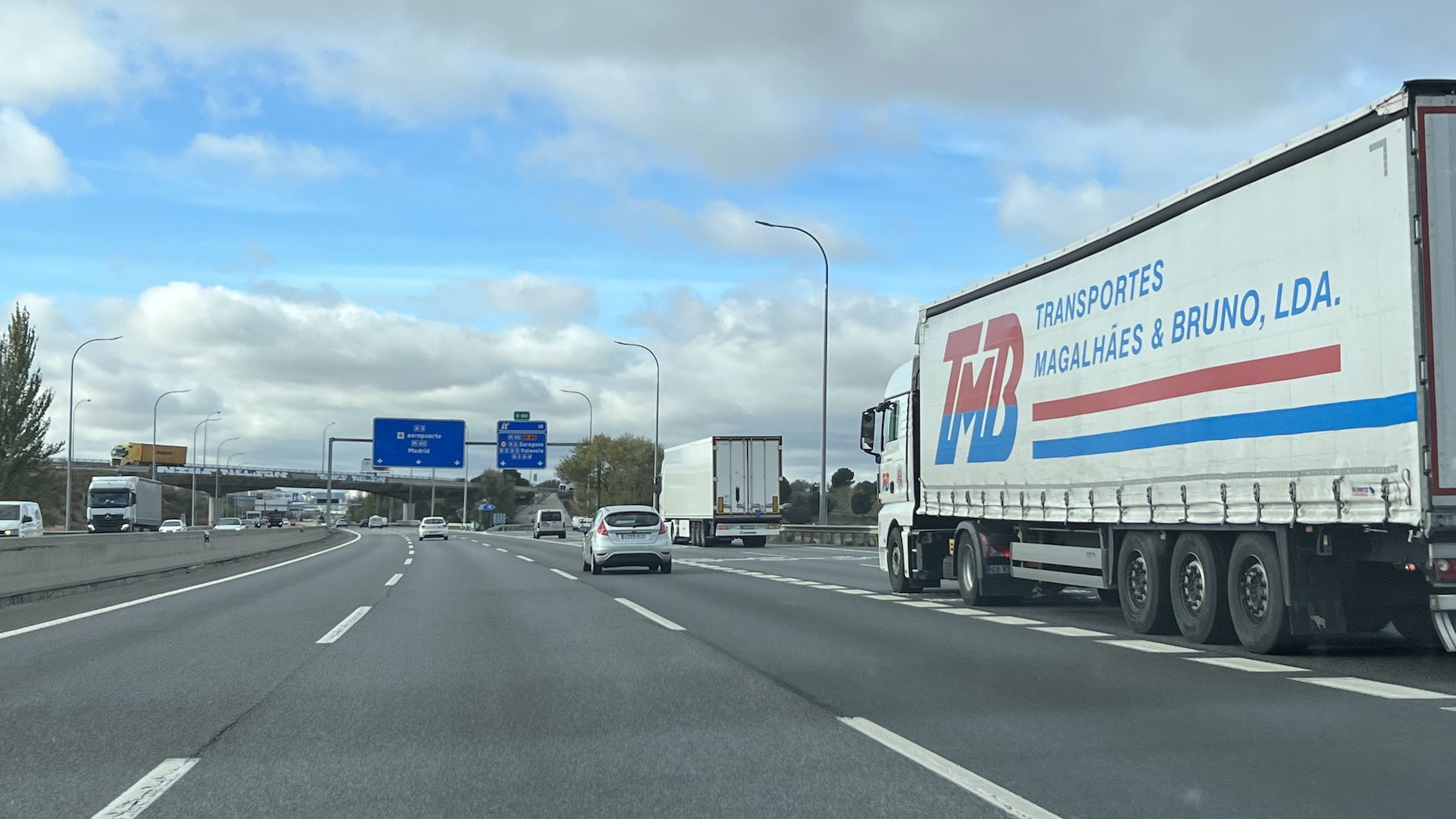 carretera Transportes Magalhaes Portugal N 2 Madrid