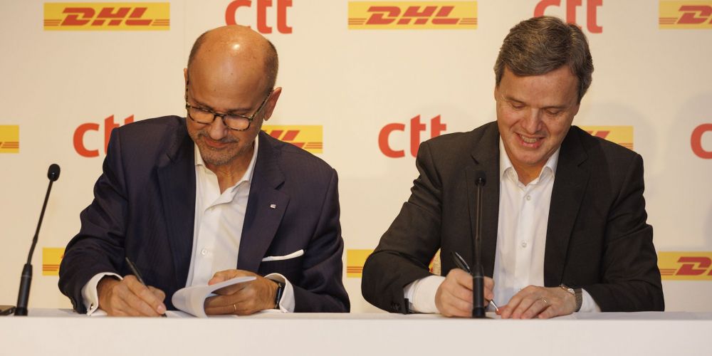 João Bento, CTT Correios de Portugal y Pablo Ciano, DHL eCommerce