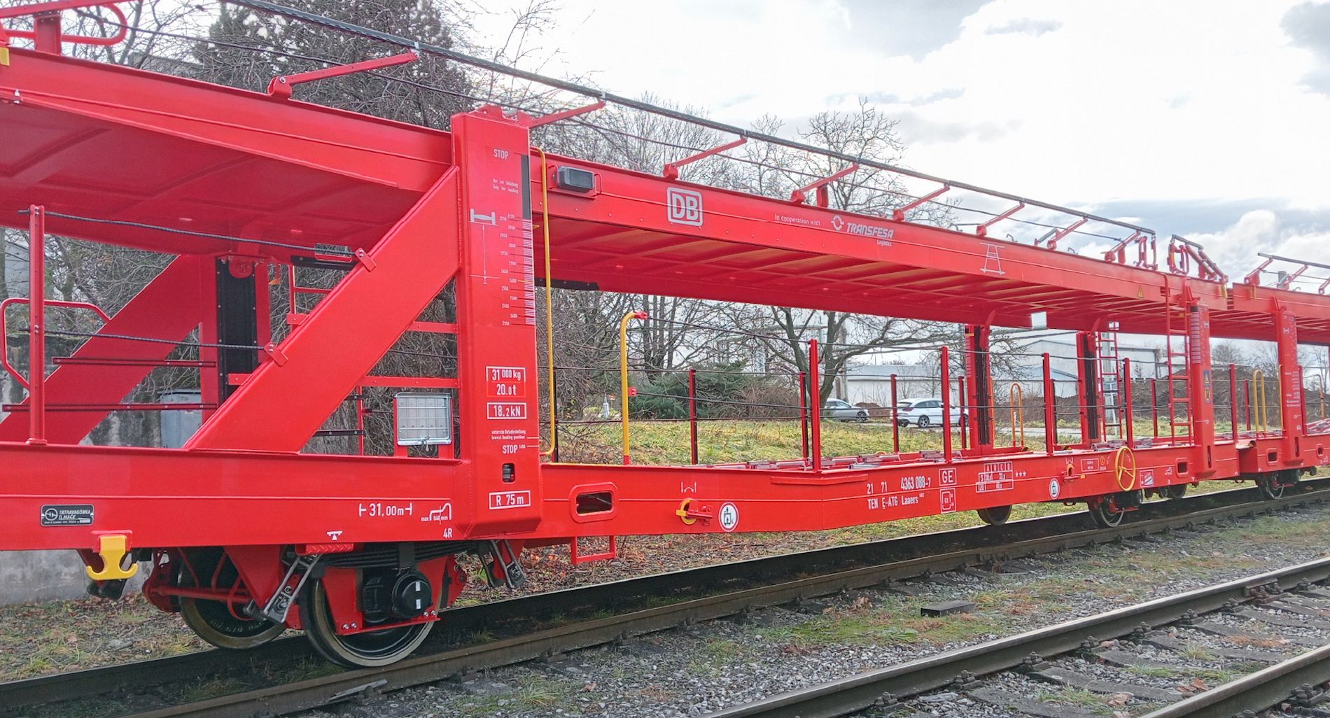 Vagones portacoches Transfesa