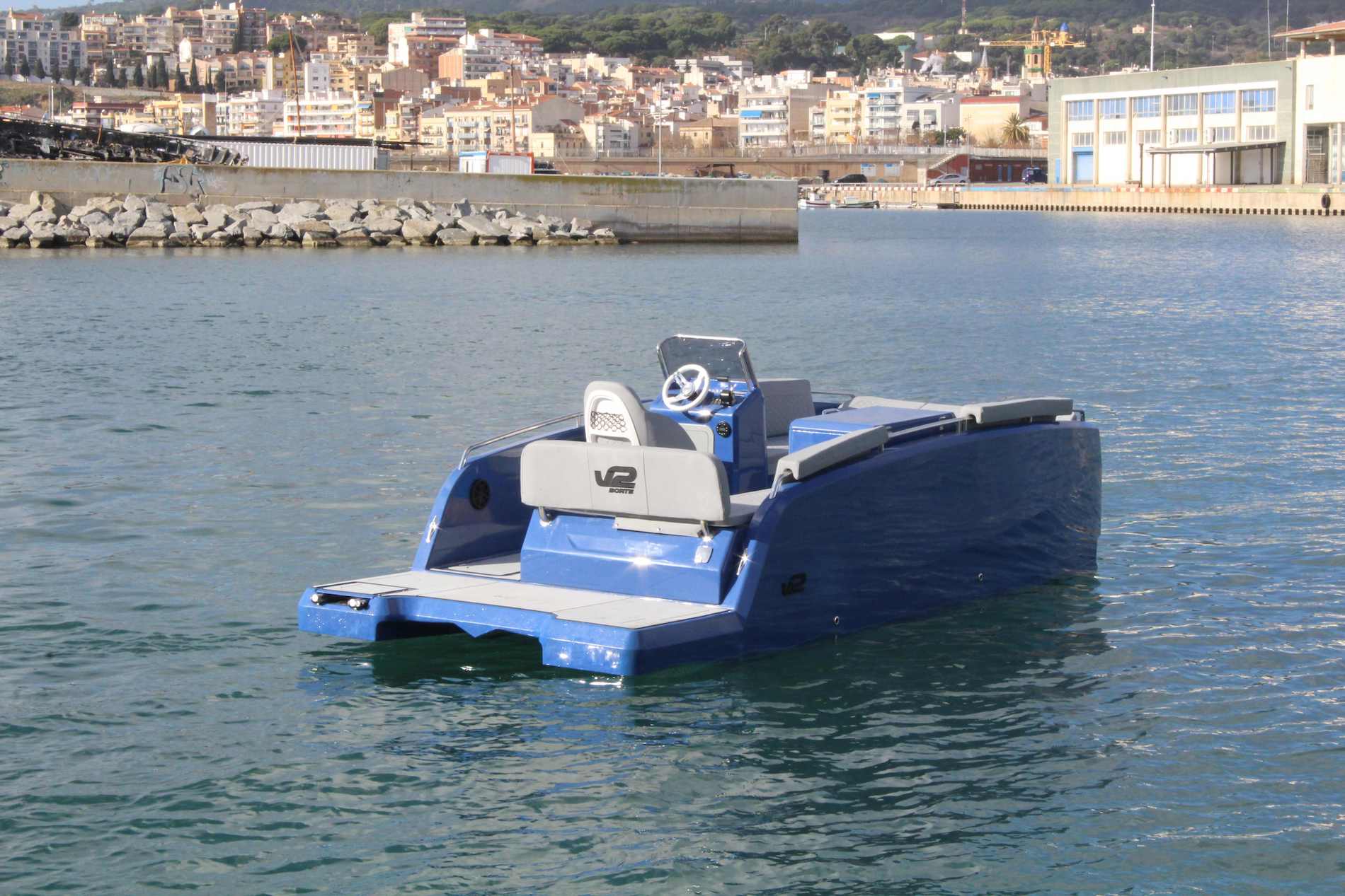 V2 Group catamaran impresion 3D