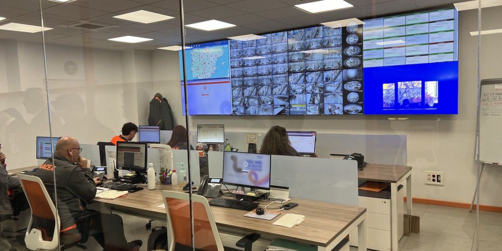 centro de control de Nacex en Coslada centro de control de Nacex en Coslada