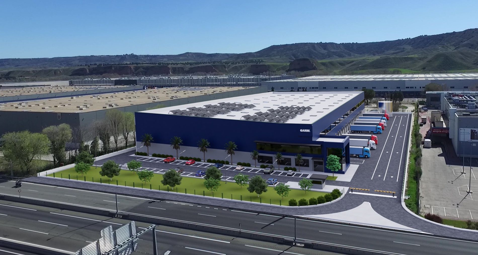 render activo logistico Garbe Alcala de Henares