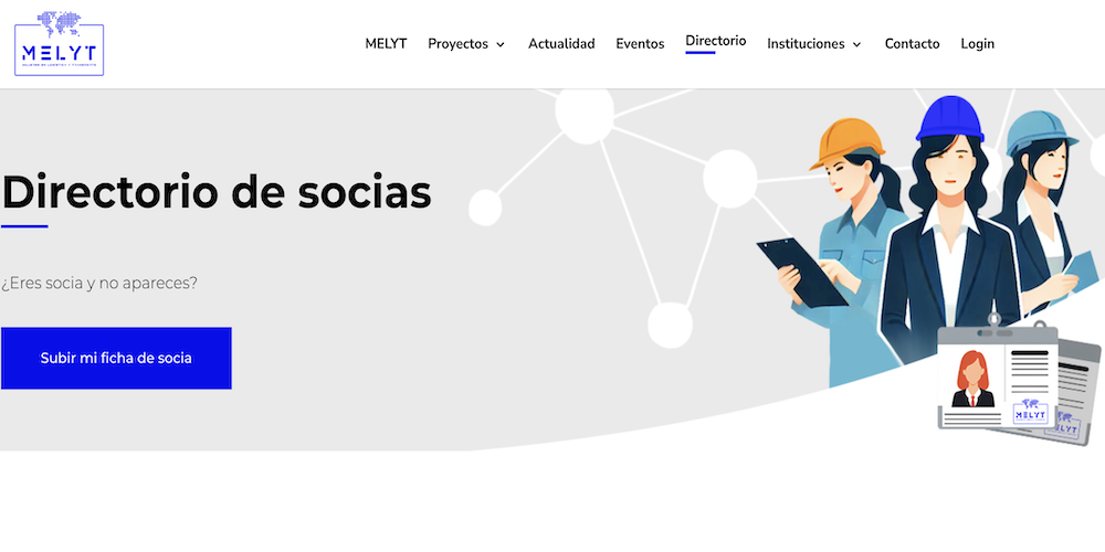 Cada perfil incluye información detallada sobre la experiencia, especialización y contacto de las socias.