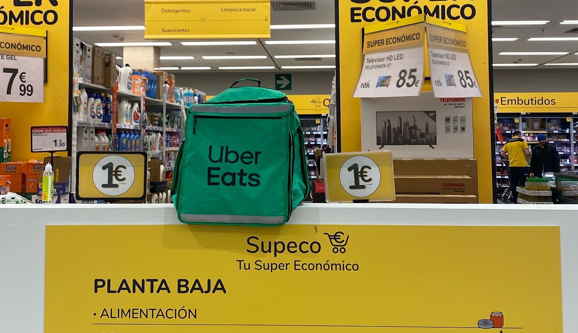 supermercado supeco bolsa reparto uber eats