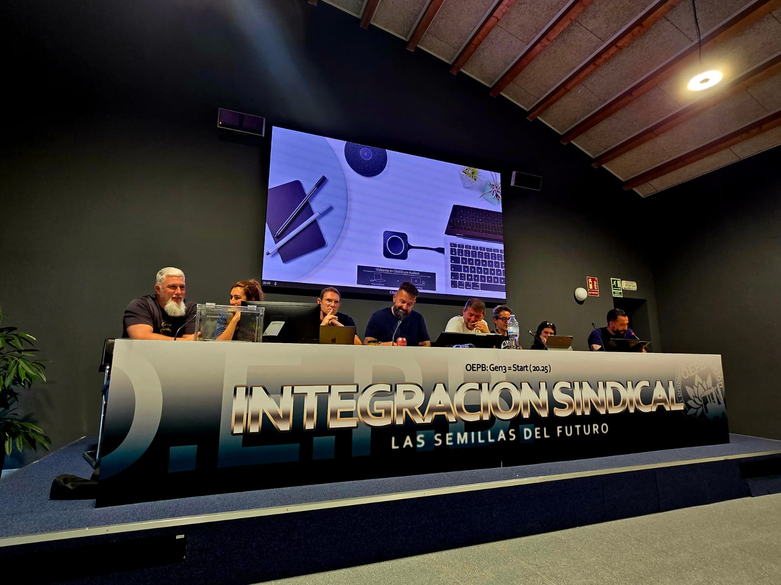 Integracion sindical estiba puerto Barcelona