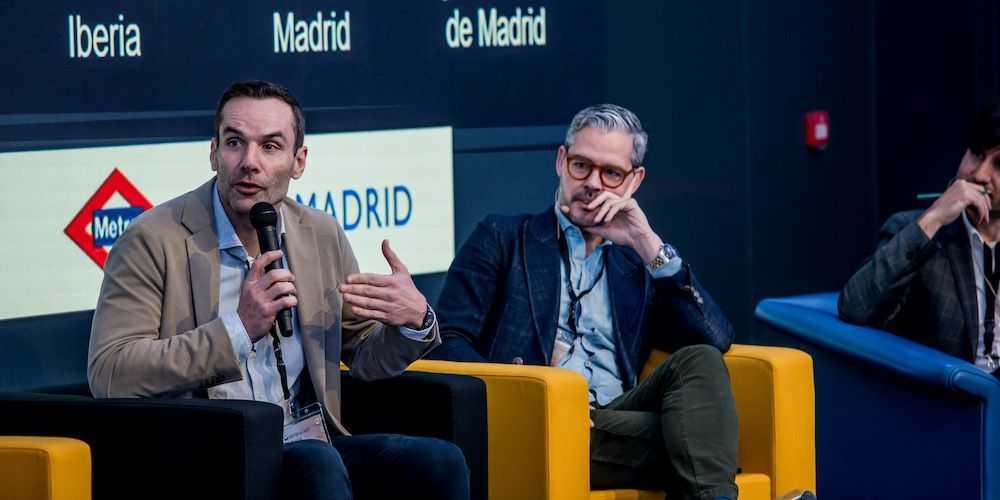 Rafael Villa, director de Logística de Metro de Madrid, y Daniel Latorre director general de Citylogin