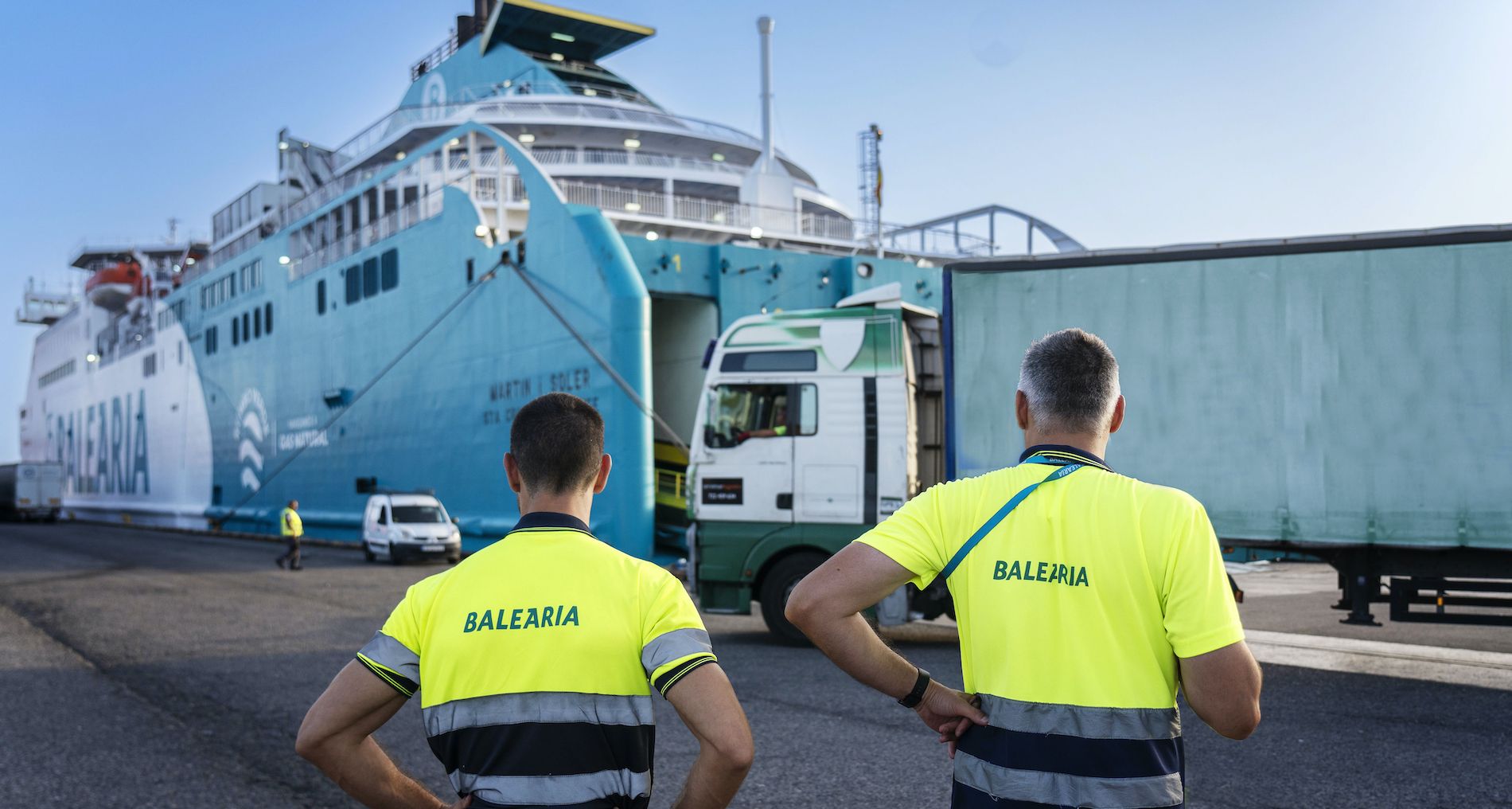 trabajadores operativa roro balearia