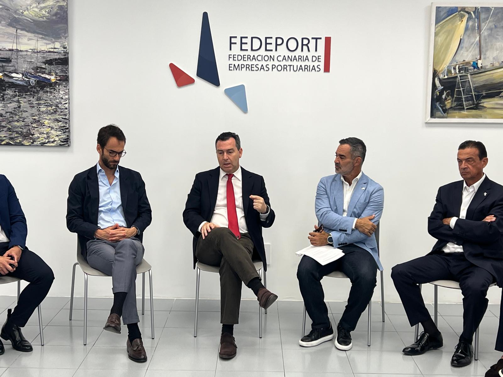 Reunion Puertos del Estado Fedeport y CMC