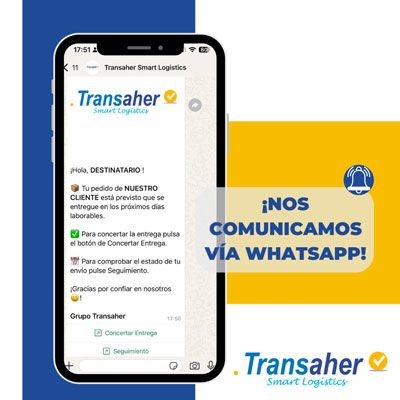 Transaher via whatsapp Transaher via whatsapp