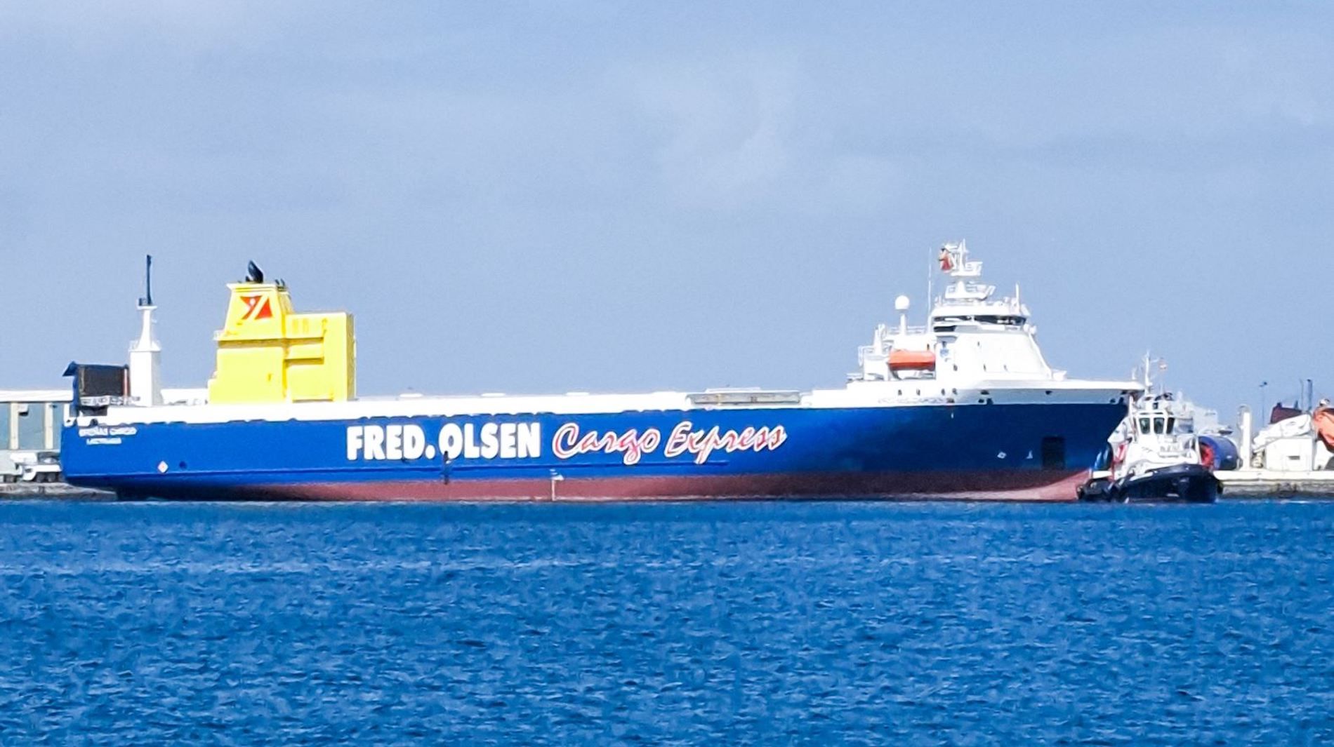Buque RORO Fred Olsen Brenas Cargo Buque RORO Fred Olsen Brenas Cargo