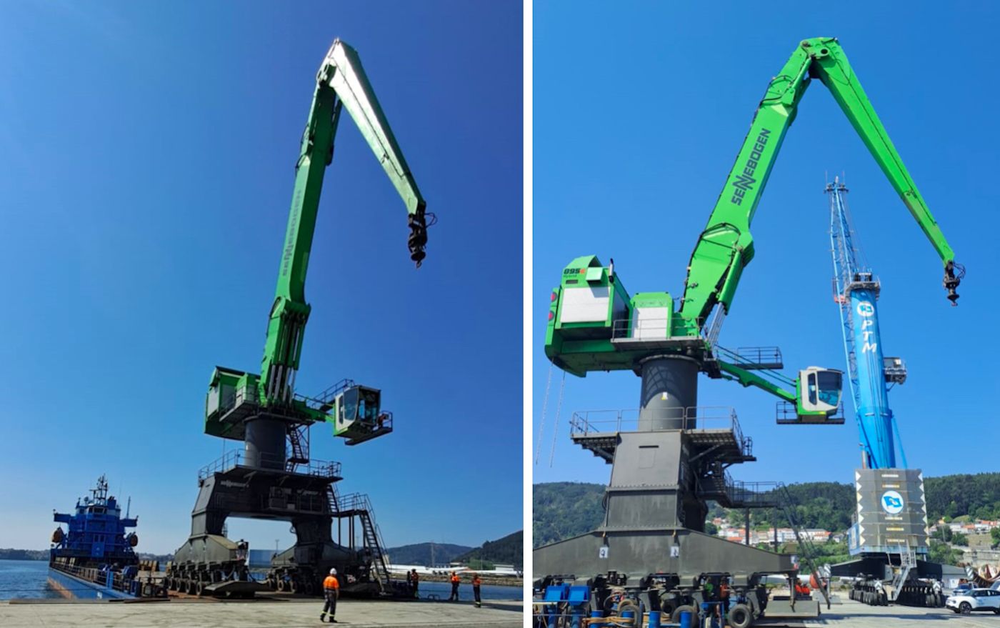 grua articulada Perez Torres puerto Ferrol