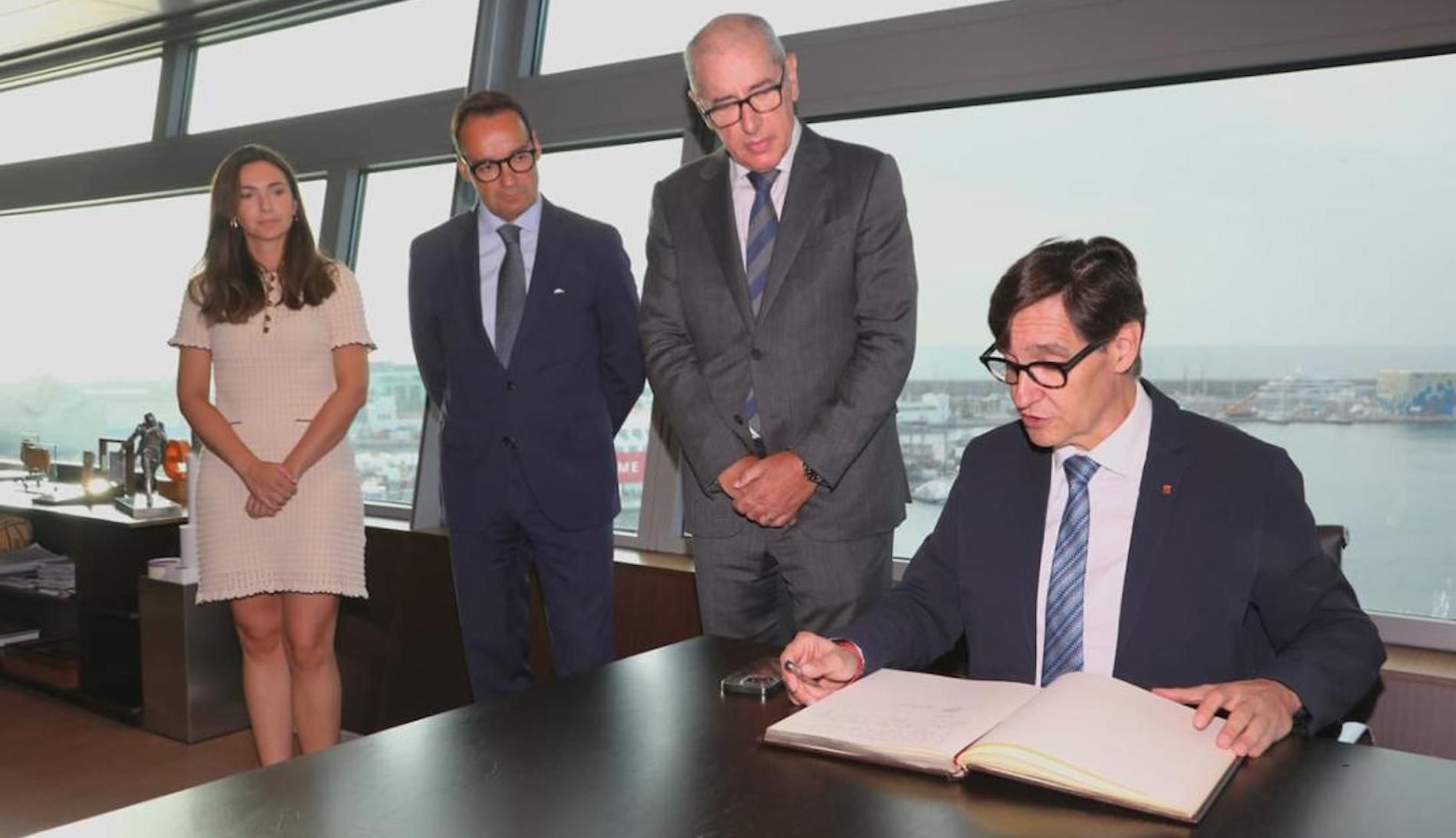 presidente generalitat salvador illa puerto barcelona