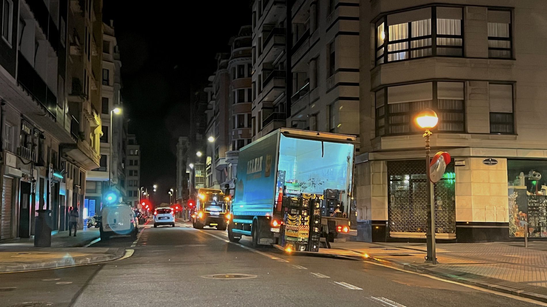 distribucion urbana nocturna san sebastian