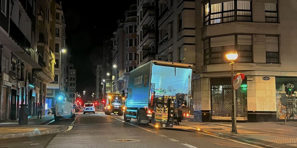 distribucion urbana nocturna san sebastian