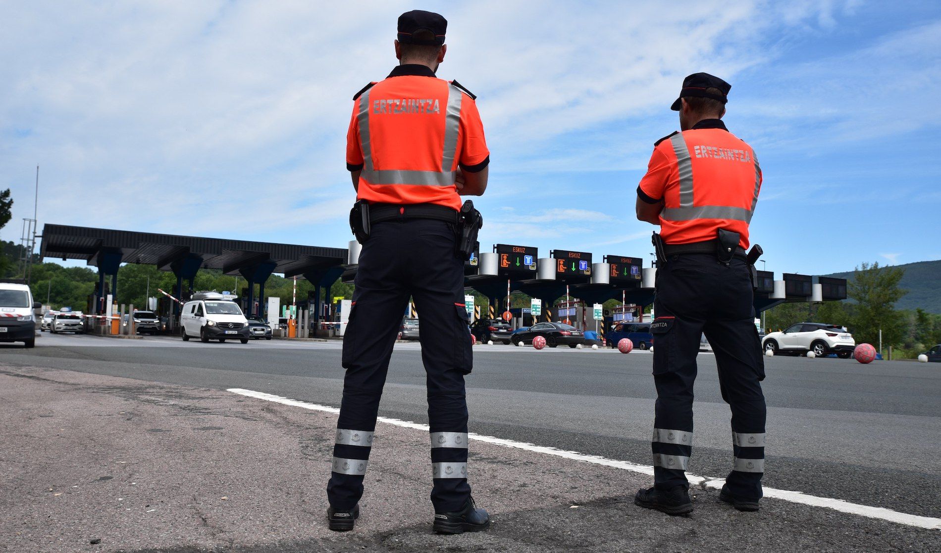 control vigilancia carretera policia vasca ertzaintza