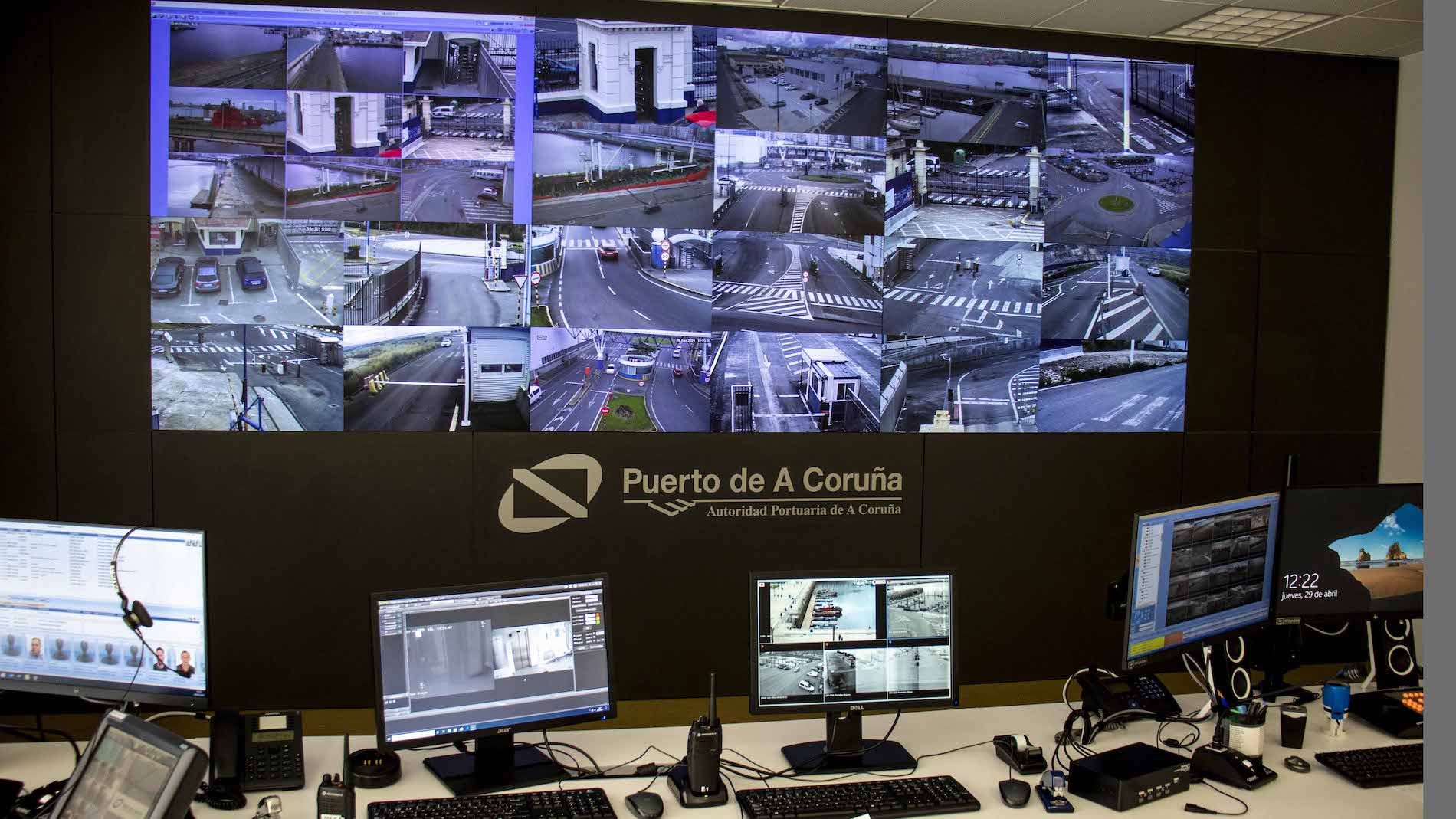 Centro de control puerto coruna