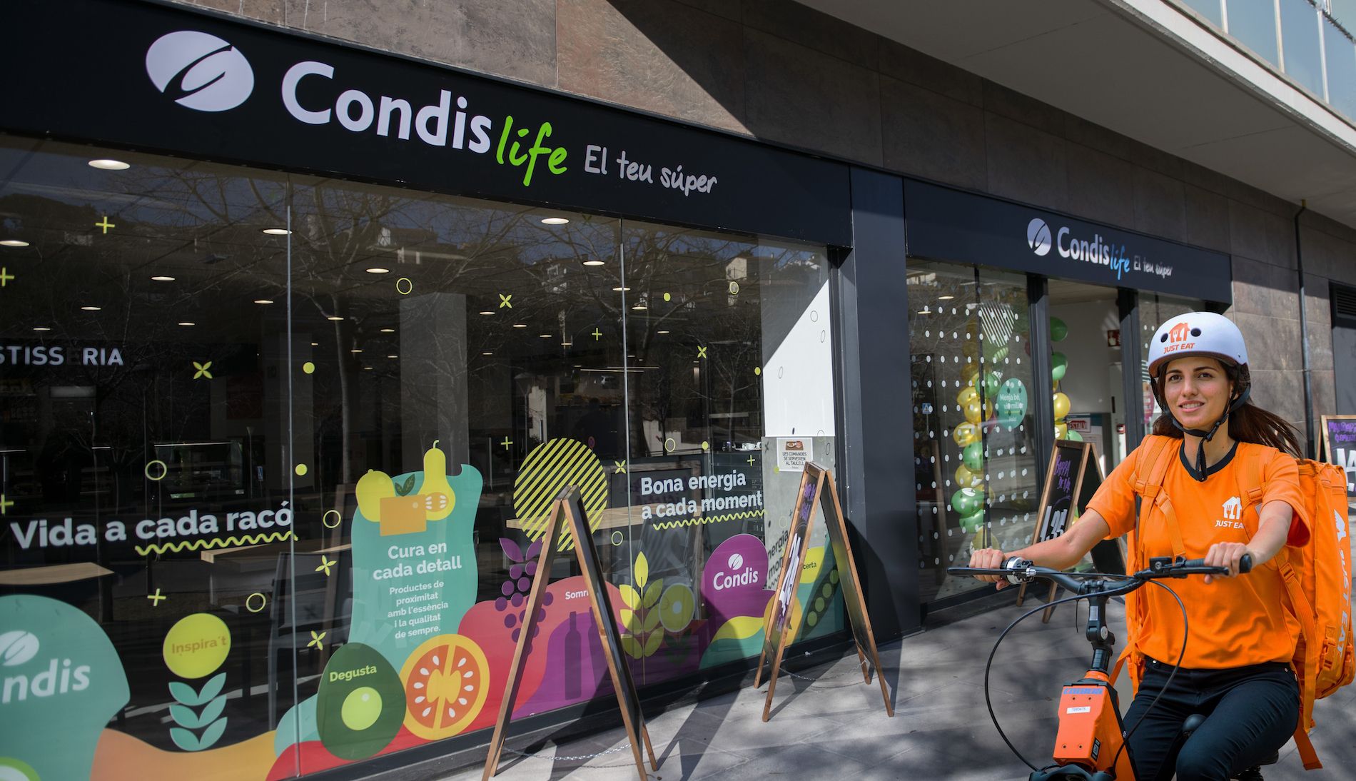 Just Eat reparto Condis