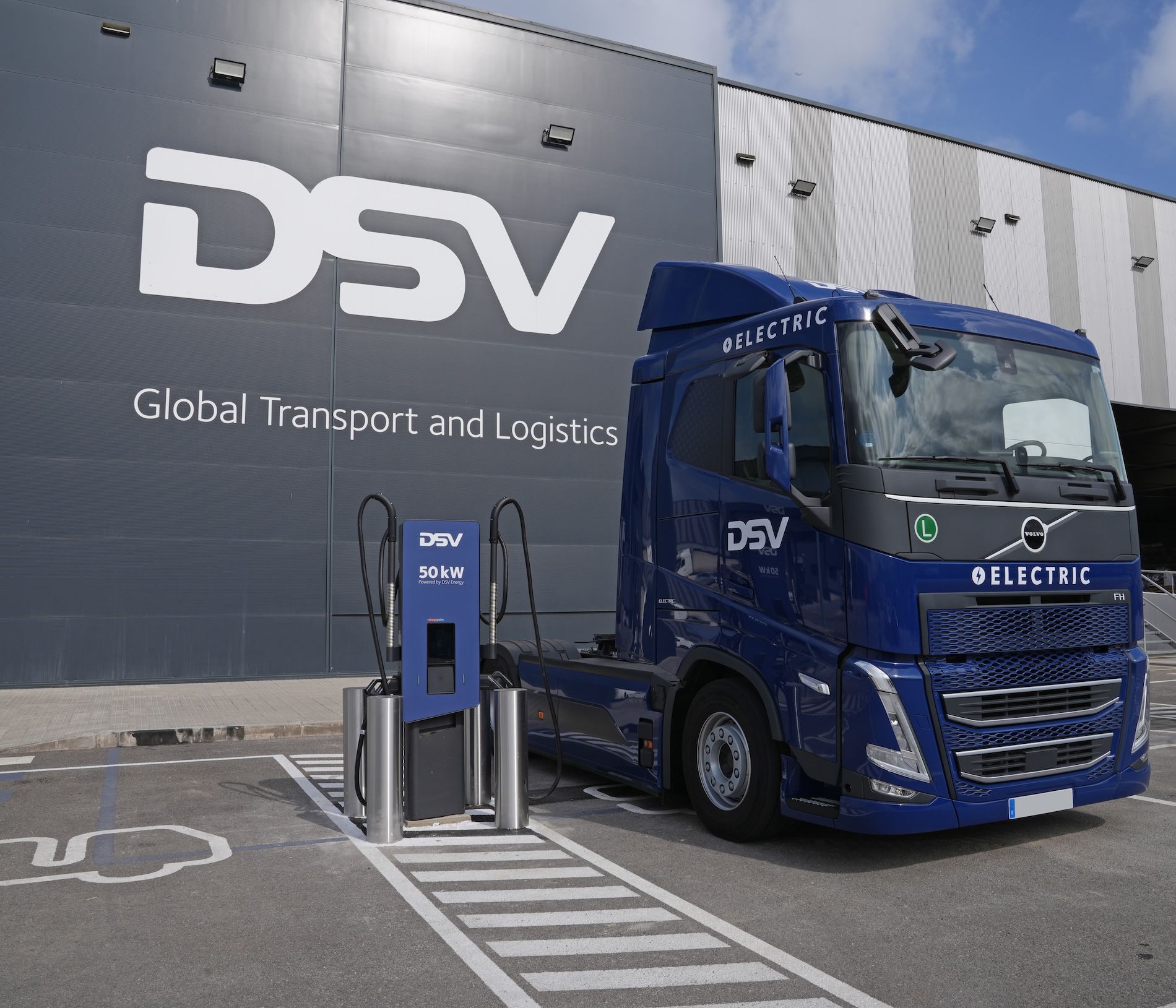 DSV Molins de rei recarga camion electrico