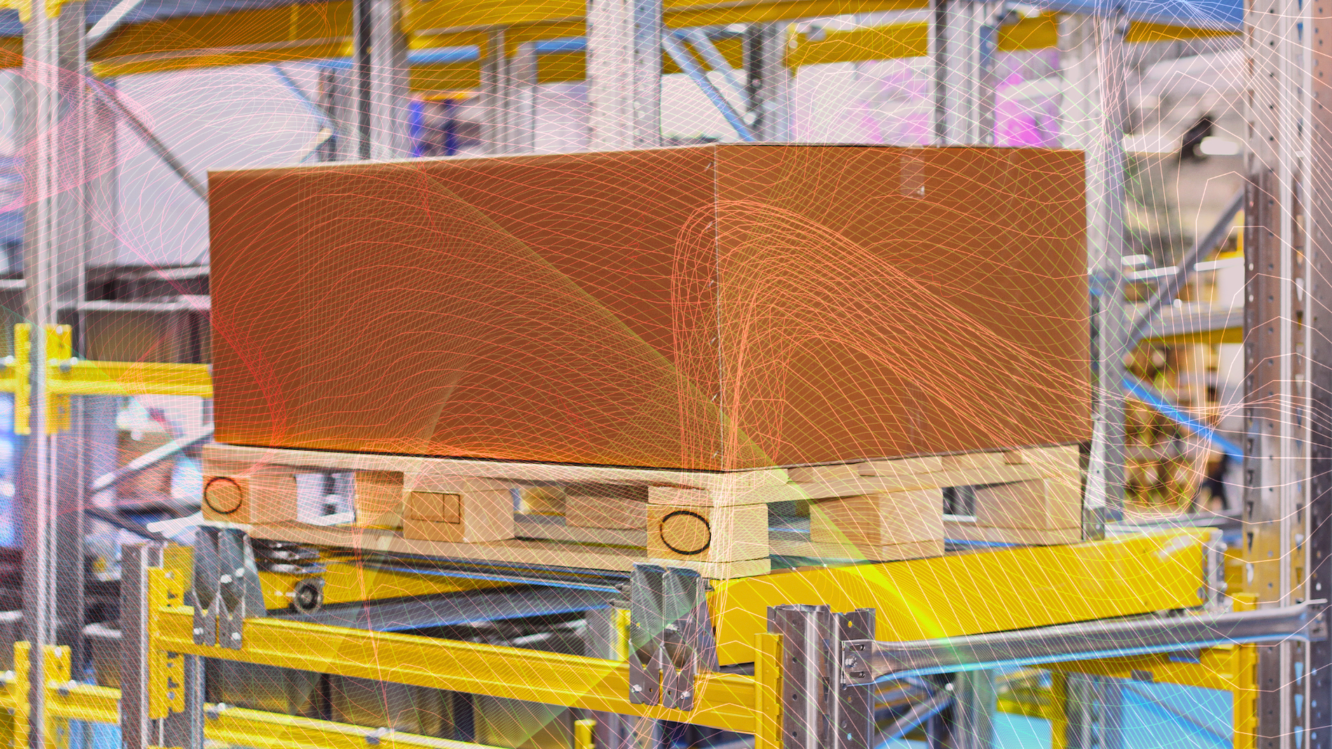 simulador virtual de riesgos cargas paletizadas Itene