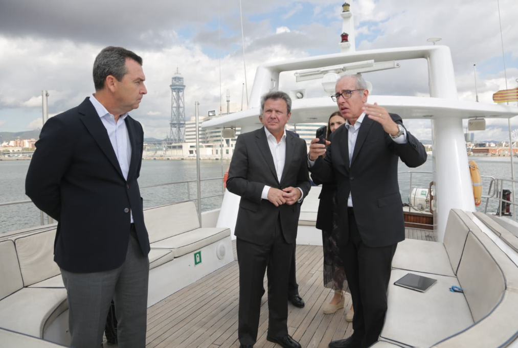 Visita Santano puerto de Barcelona