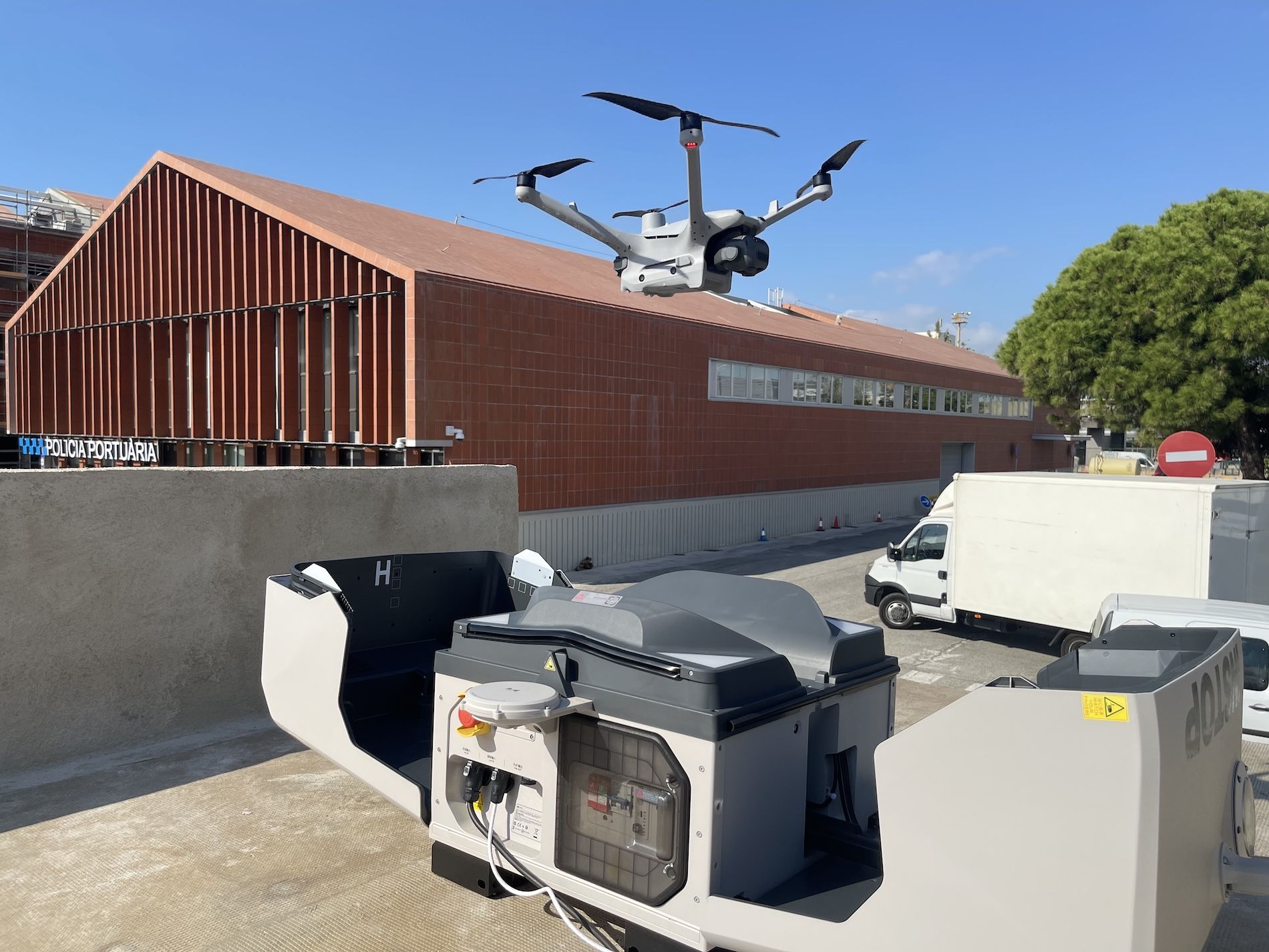 Nido de drones puerto Barcelona