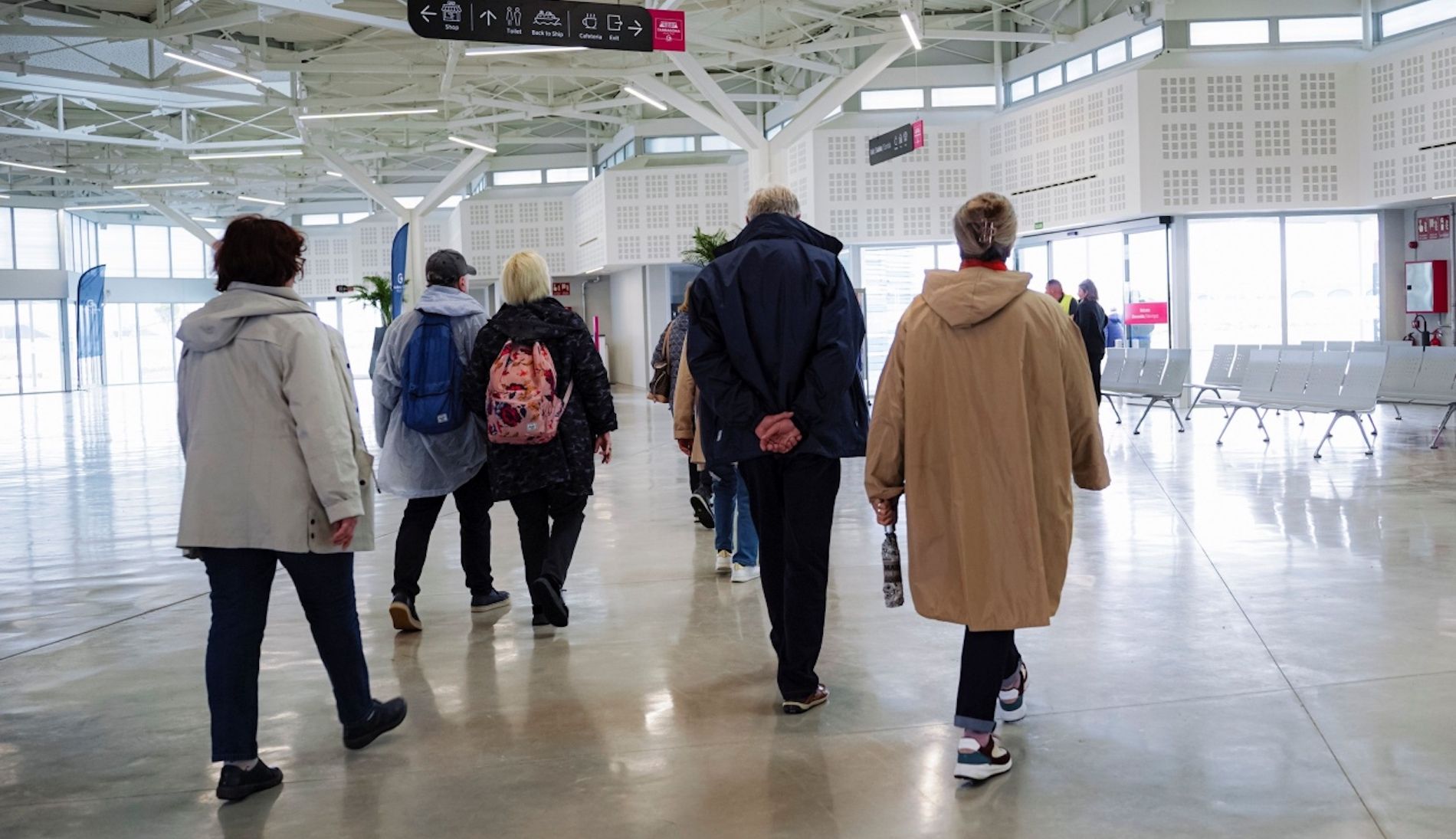pasajeros terminal puerto tarragona