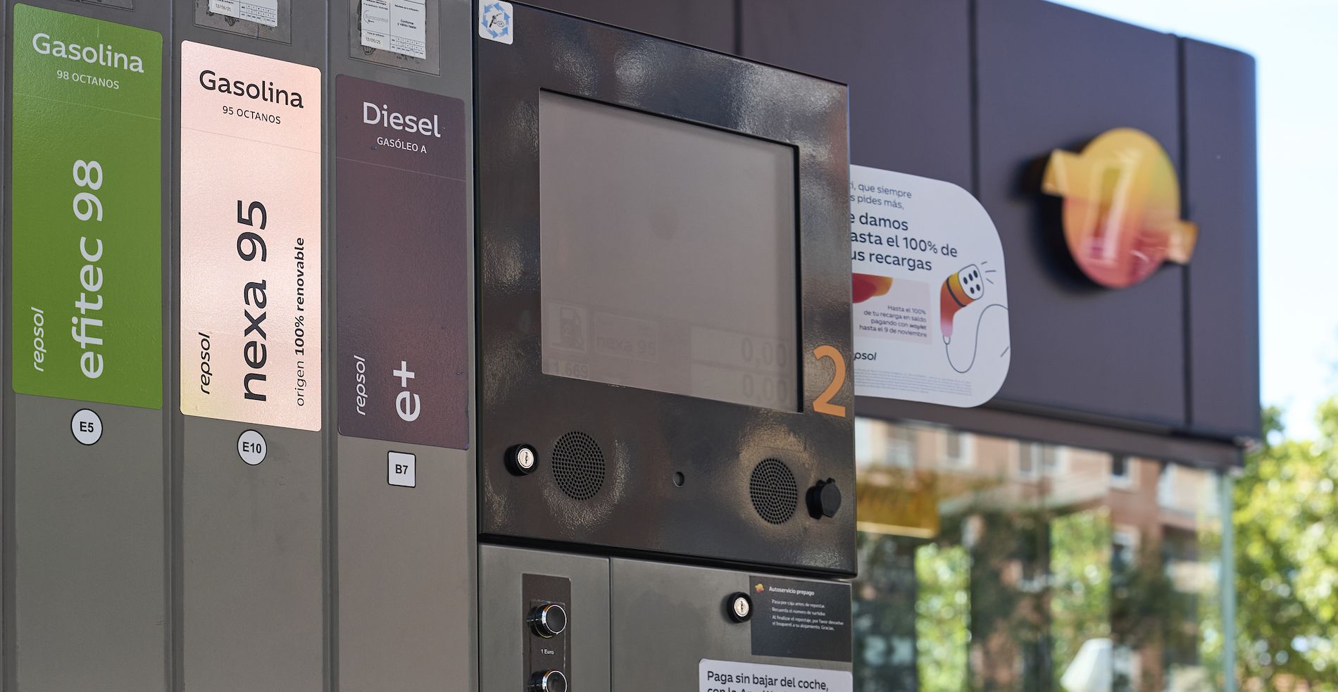 surtidores combustible Repsol Nexa 95 surtidores combustible Repsol Nexa 95