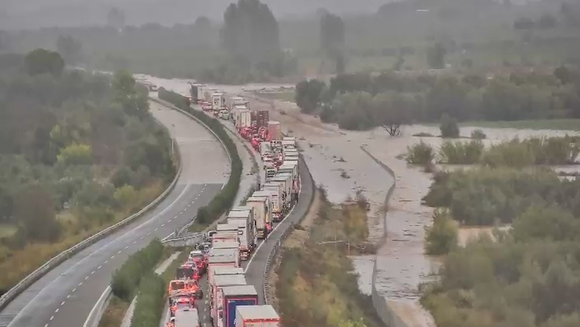 inundacion A 7 tarragona